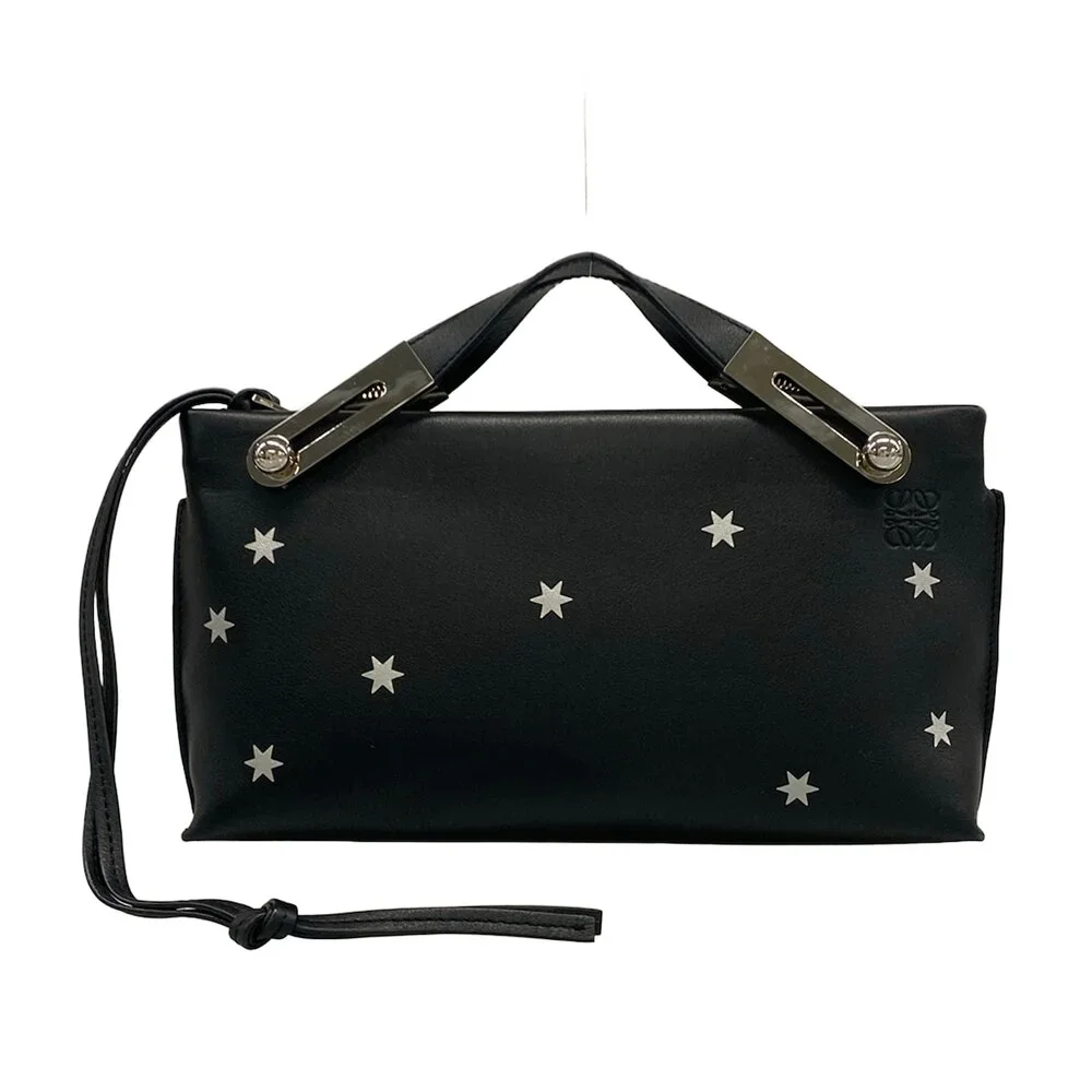Loewe Missy Handbag 327.30ES28 Black Silver